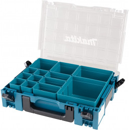 Makita Makpac 191X80-2 Clear Lid with Inserts