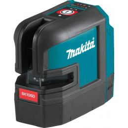 Makita SK105DZ Cordless Red Cross Line Laser - 12 V - Blue, Silver