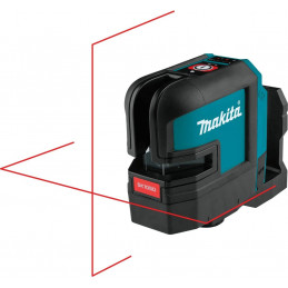 Makita SK105DZ Cordless Red Cross Line Laser - 12 V - Blue, Silver