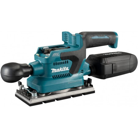 Makita DBO380Z Cordless Orbital Sander 18 V (without Battery, without Charger), Petrol/Black