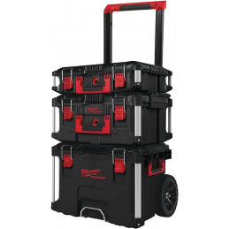 Milwaukee Packout Promo Set 4932464244 Grand chariot avec valise, 3 pièces