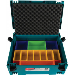 Makita, P-83652 Box Insert with Coloured Boxes, Multi-Colour