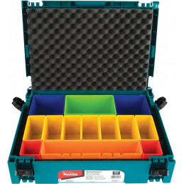 Makita, P-83652 Box Insert with Coloured Boxes, Multi-Colour