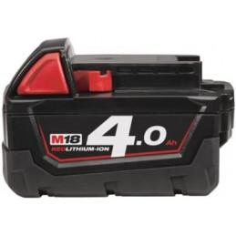 Milwaukee M18B4 4.0Ah Lithium-Ion Battery - Red