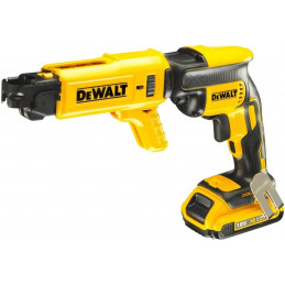 DeWalt Drywall Screwdriver with Magazine Attachment (2.0 Ah XR Battery, 18 Volt, Brushless, Lightweight and Compact, with LED,