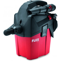 Flex VC 6 L MC Workshop Vacuum Cleaner (1200 Watt, Compact Dry Vacuum Cleaner with Carry Strap, 6 L Container, Vacuum Cleaner