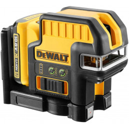 Dewalt DCE0822D1G Battery 2-Point Cross Line Laser Green Self-Levelling Plumb Function Up & Down Working Range: 30 m (50 m with