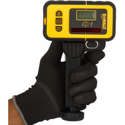DeWalt receiver / laser detector (for DW088 and DW089, up to 50 meters, easy handling, moisture and splash-proof housing, LCD