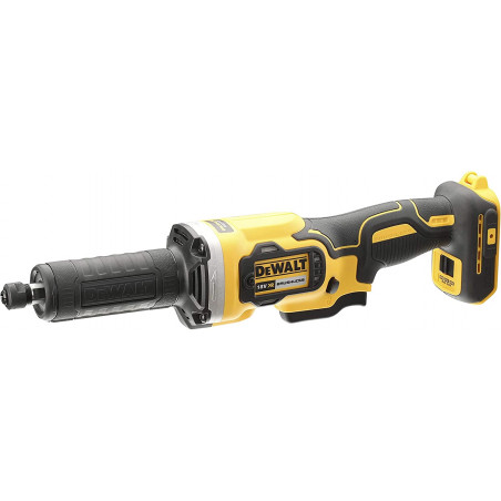 Dewalt DCG426N Cordless Straight Grinder (18 V, Brushless 6 mm Collet, Three-Speed Electronics, LED Light, Battery and Charger